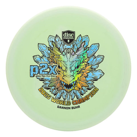 Discmania P2x (Glow Flex 3 P-Line - Gannon Buhr 2025 World Champion - Preorder ETA Early October) Putt & Approach