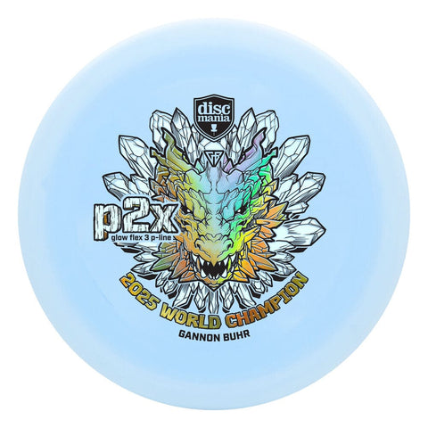Discmania P2x (Glow Flex 3 P-Line - Gannon Buhr 2025 World Champion - Preorder ETA Early October) Putt & Approach