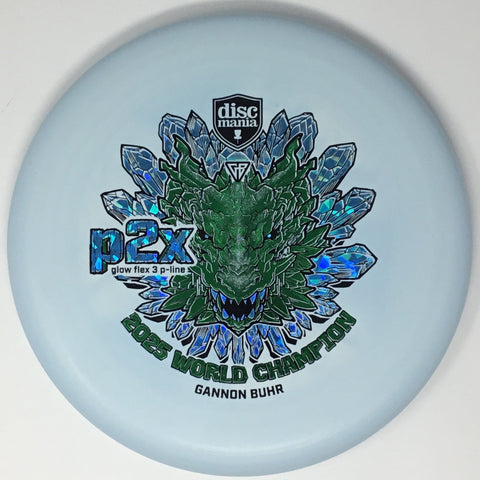 Discmania P2x (Glow Flex 3 P-Line - Gannon Buhr 2025 World Champion) Putt & Approach