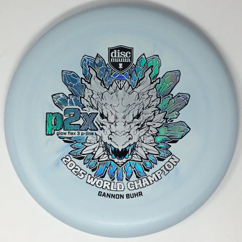 Discmania P2x (Glow Flex 3 P-Line - Gannon Buhr 2025 World Champion) Putt & Approach