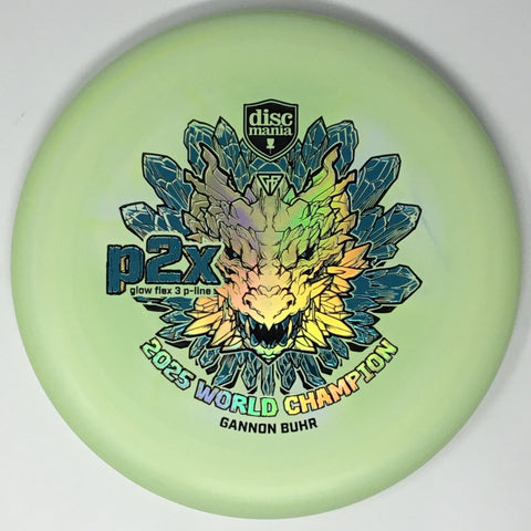 Discmania P2x (Glow Flex 3 P-Line - Gannon Buhr 2025 World Champion) Putt & Approach