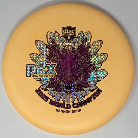 Discmania P2x (Glow Flex 3 P-Line - Gannon Buhr 2025 World Champion) Putt & Approach