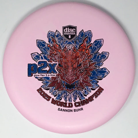 Discmania P2x (Glow Flex 3 P-Line - Gannon Buhr 2025 World Champion) Putt & Approach
