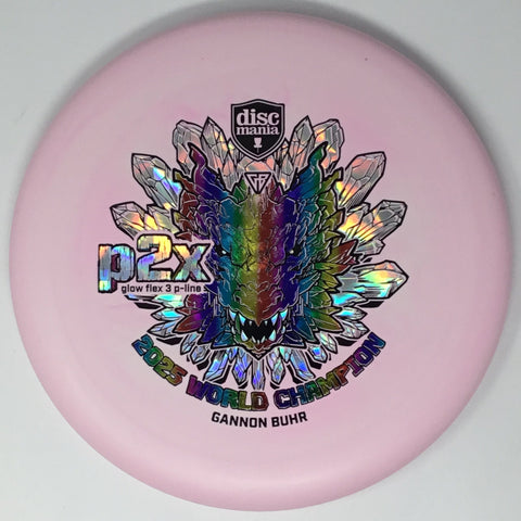 Discmania P2x (Glow Flex 3 P-Line - Gannon Buhr 2025 World Champion) Putt & Approach
