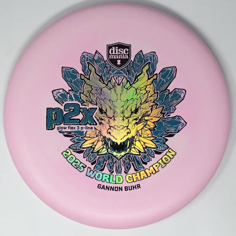 Discmania P2x (Glow Flex 3 P-Line - Gannon Buhr 2025 World Champion) Putt & Approach