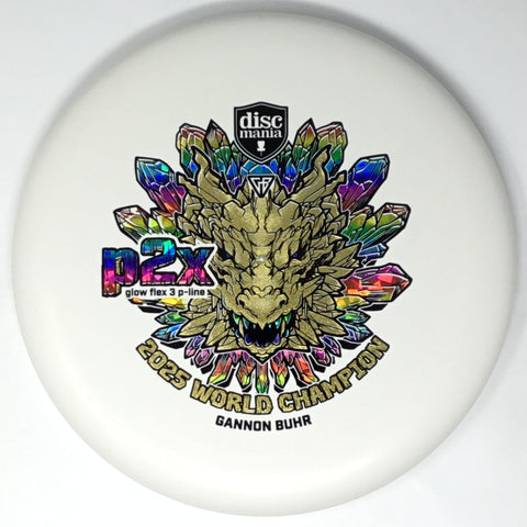 Discmania P2x (Glow Flex 3 P-Line - Gannon Buhr 2025 World Champion) Putt & Approach