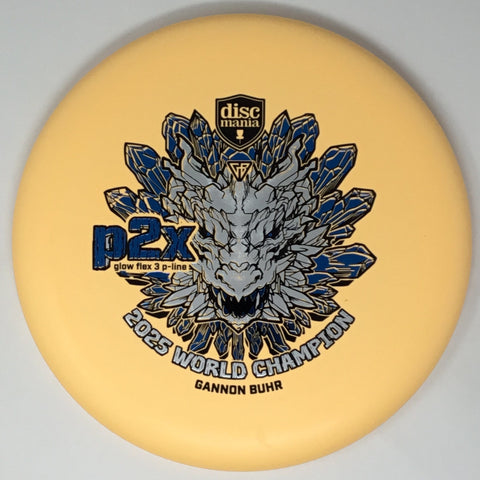 Discmania P2x (Glow Flex 3 P-Line - Gannon Buhr 2025 World Champion) Putt & Approach