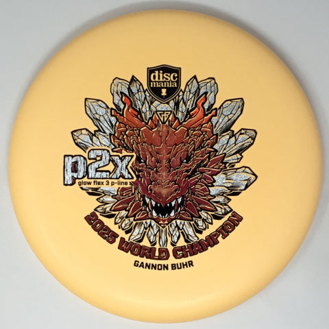 Discmania P2x (Glow Flex 3 P-Line - Gannon Buhr 2025 World Champion) Putt & Approach