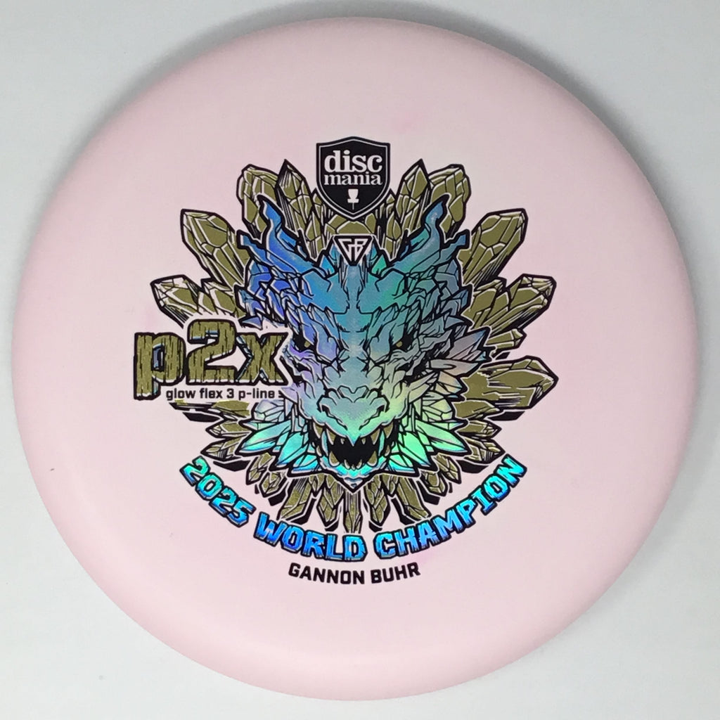 Discmania P2x (Glow Flex 3 P-Line - Gannon Buhr 2025 World Champion) Putt & Approach