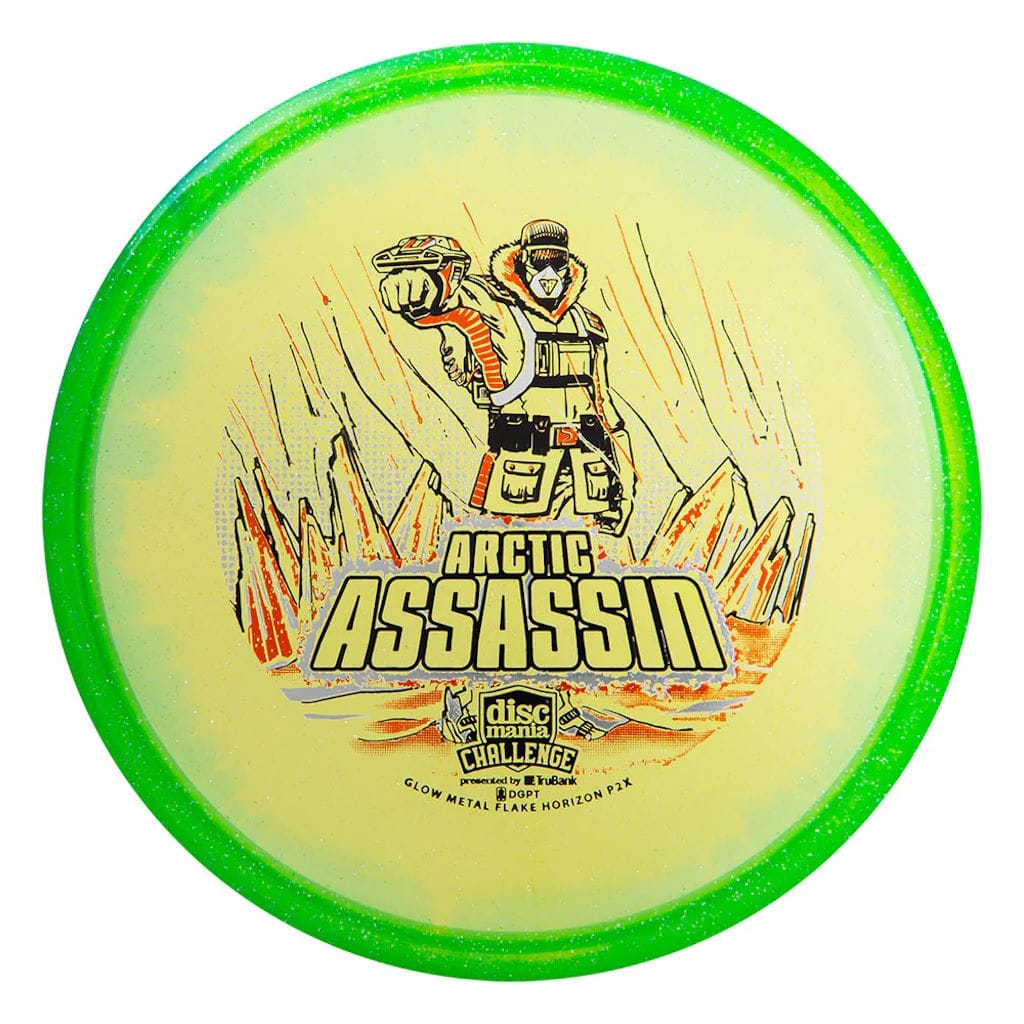 Discmania P2x (Metal Flake Horizon C-Line - Arctic Assassin DMC) Putt & Approach