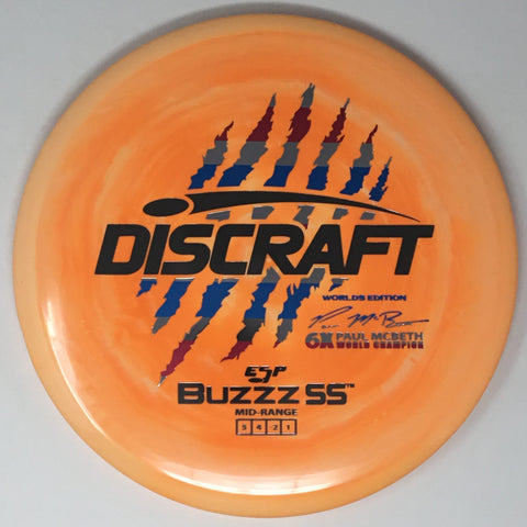Discraft Buzzz SS (ESP - Paul McBeth 6X Claw - 2026 Worlds Edition) Midrange