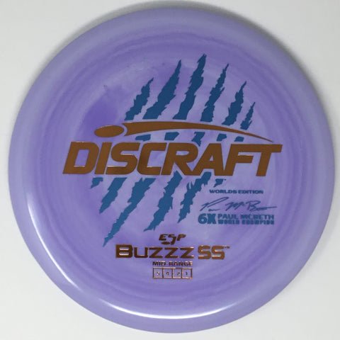 Discraft Buzzz SS (ESP - Paul McBeth 6X Claw - 2026 Worlds Edition) Midrange