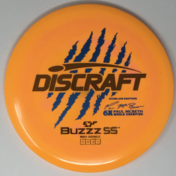 Discraft Buzzz SS (ESP - Paul McBeth 6X Claw - 2026 Worlds Edition) Midrange