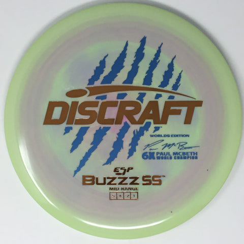 Discraft Buzzz SS (ESP - Paul McBeth 6X Claw - 2026 Worlds Edition) Midrange