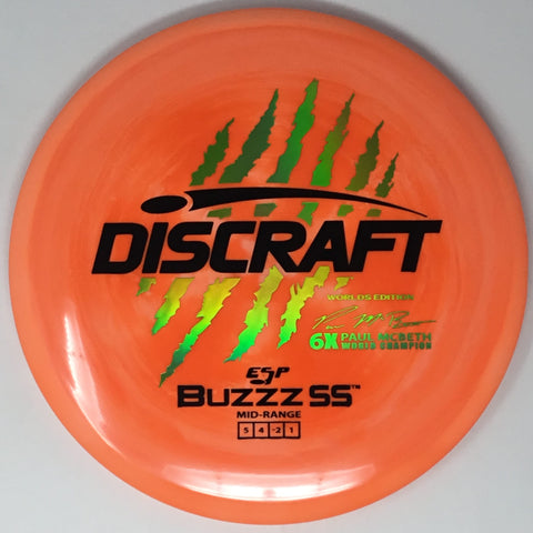 Discraft Buzzz SS (ESP - Paul McBeth 6X Claw - 2026 Worlds Edition) Midrange