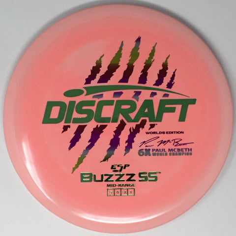 Discraft Buzzz SS (ESP - Paul McBeth 6X Claw - 2026 Worlds Edition) Midrange