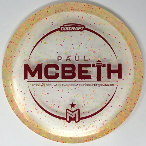 Discraft Buzzz SS (Z Confetti - Paul McBeth 2025 Idlewild Victory Edition) Midrange