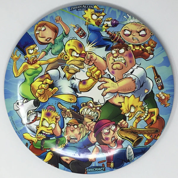 Discraft Buzzz (SuperColor ESP - "Family Guy vs Simpsons" Brian Allen Artist Series - Misprint) Midrange