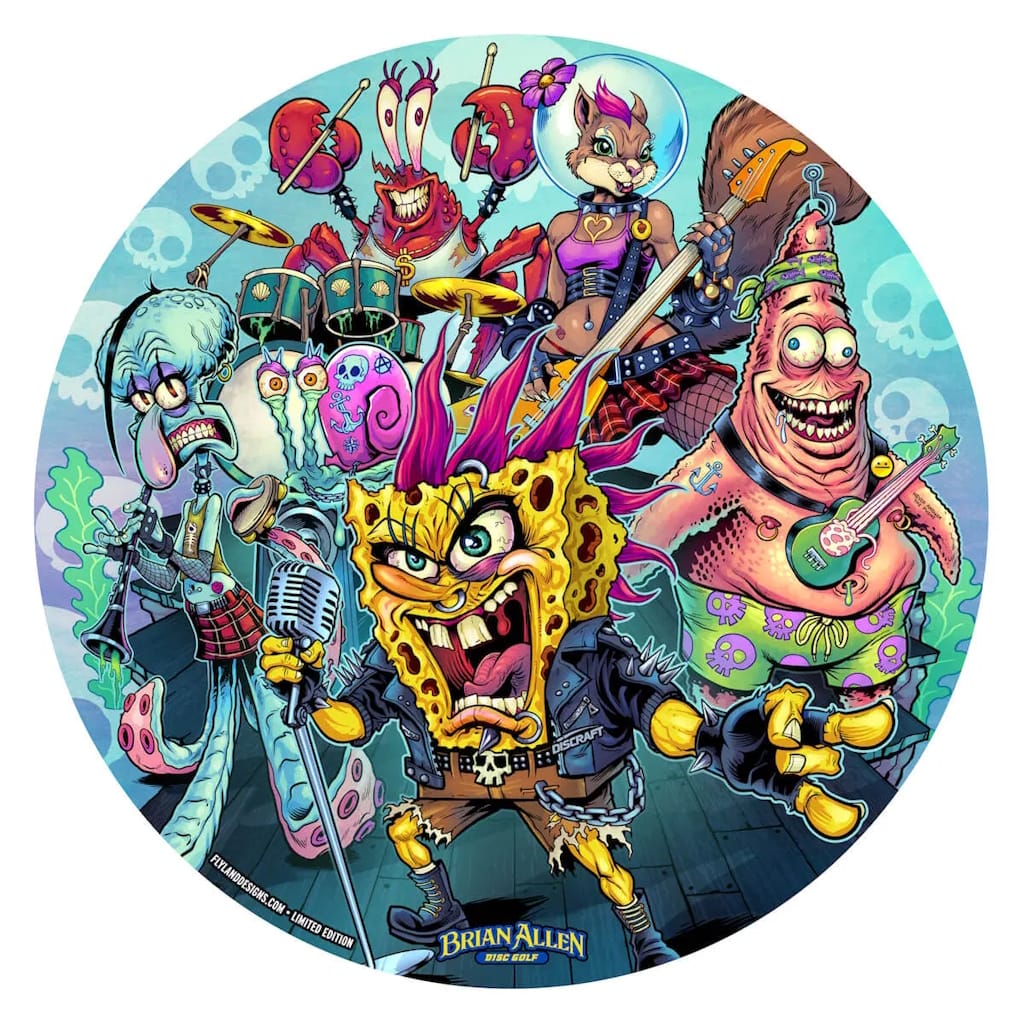 Discraft Buzzz (SuperColor ESP - "Heavy Metal SpongeBob" Brian Allen Artist Series) Midrange