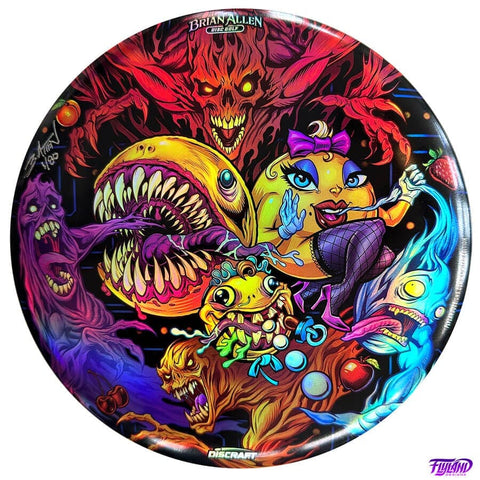 Discraft Buzzz (SuperColor ESP - "Pac-Man" Brian Allen Artist Series) Midrange