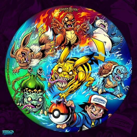 Discraft Buzzz (SuperColor ESP - "Pokemon" Brian Allen Artist Series) Midrange