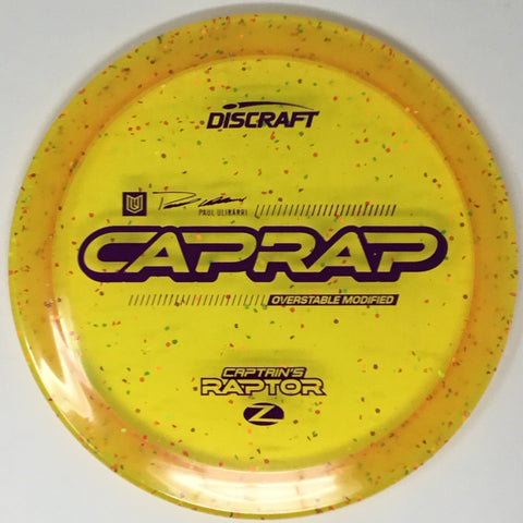 Discraft Captain's Raptor (Z Confetti - Paul Ulibarri 2026 Limited Edition) Fairway Driver