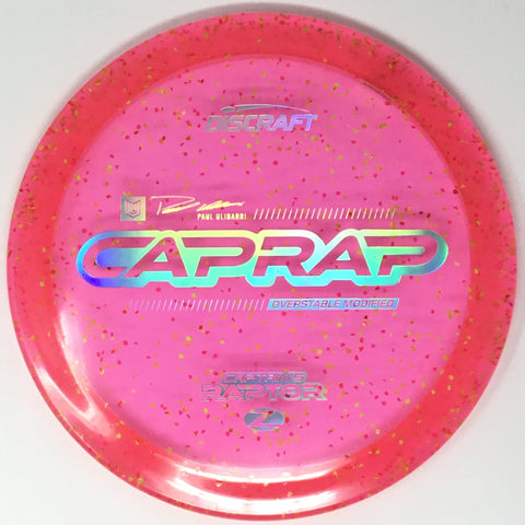Discraft Captain's Raptor (Z Confetti - Paul Ulibarri 2026 Limited Edition) Fairway Driver