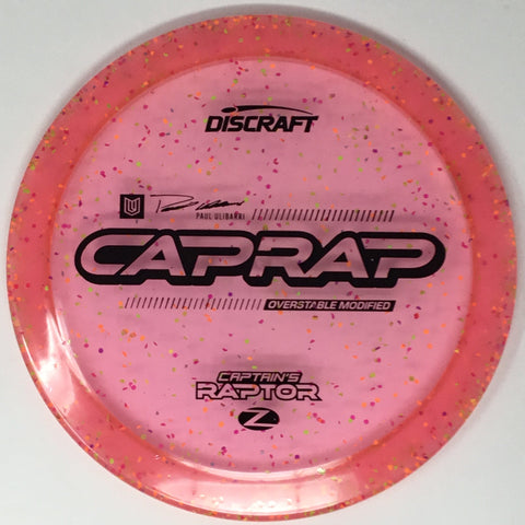 Discraft Captain's Raptor (Z Confetti - Paul Ulibarri 2026 Limited Edition) Fairway Driver