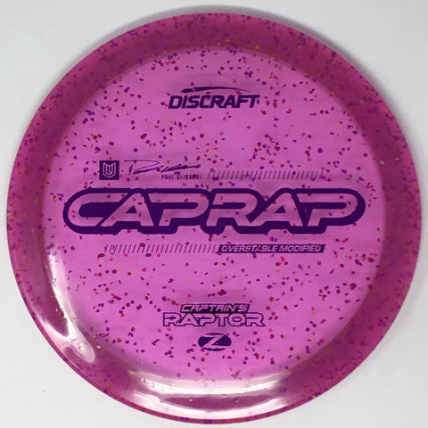Discraft Captain's Raptor (Z Confetti - Paul Ulibarri 2026 Limited Edition) Fairway Driver