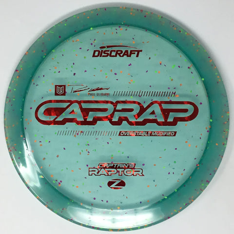 Discraft Captain's Raptor (Z Confetti - Paul Ulibarri 2026 Limited Edition) Fairway Driver