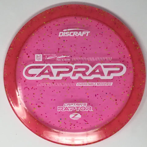 Discraft Captain's Raptor (Z Confetti - Paul Ulibarri 2026 Limited Edition) Fairway Driver
