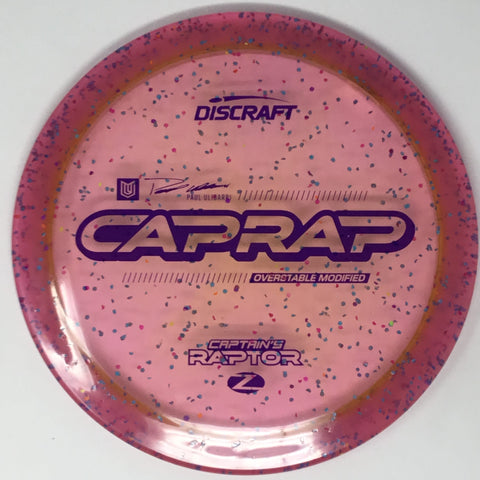 Discraft Captain's Raptor (Z Confetti - Paul Ulibarri 2026 Limited Edition) Fairway Driver