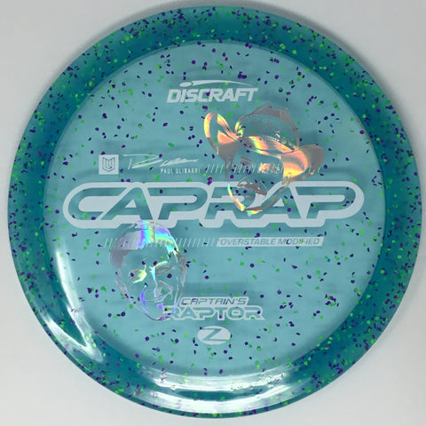 Discraft Captain's Raptor (Z Confetti - Paul Ulibarri X Brad Hammock Collab - Preorder) Fairway Driver