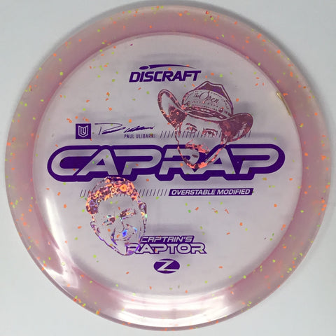 Discraft Captain's Raptor (Z Confetti - Paul Ulibarri X Brad Hammock Collab - Preorder) Fairway Driver