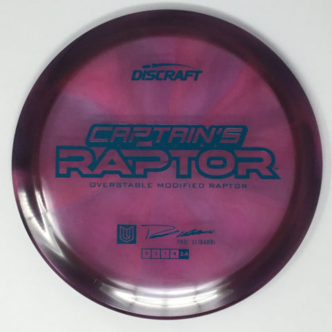Discraft Captain's Raptor (Z Swirl - Paul Ulibarri 2025 Tour Series) Fairway Driver