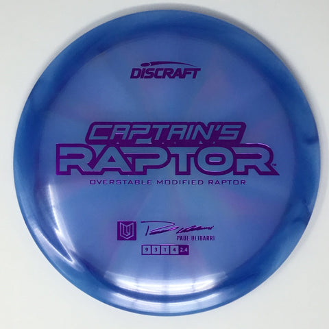 Discraft Captain's Raptor (Z Swirl - Paul Ulibarri 2025 Tour Series) Fairway Driver