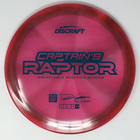 Discraft Captain's Raptor (Z Swirl - Paul Ulibarri 2025 Tour Series) Fairway Driver