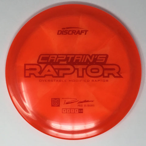 Discraft Captain's Raptor (Z Swirl - Paul Ulibarri 2025 Tour Series) Fairway Driver