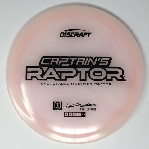 Discraft Captain's Raptor (Z Swirl - Paul Ulibarri 2025 Tour Series) Fairway Driver