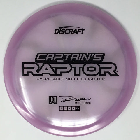 Discraft Captain's Raptor (Z Swirl - Paul Ulibarri 2025 Tour Series) Fairway Driver