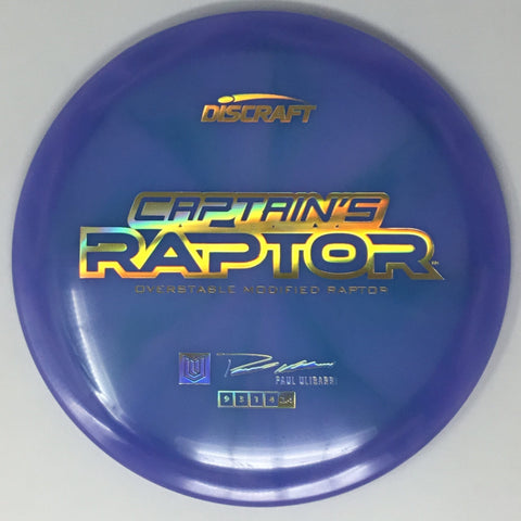 Discraft Captain's Raptor (Z Swirl - Paul Ulibarri 2025 Tour Series) Fairway Driver