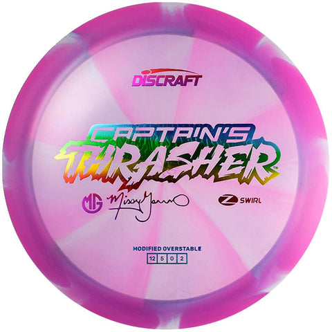 Discraft Captain's Thrasher (Z Swirl - Missy Gannon 2026 Tour Series) - Preorder ETA June 12 Distance Driver