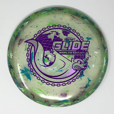 Discraft Glide (Jawbreaker Z FLX - "Around the World" 2026 Worlds Edition) Midrange