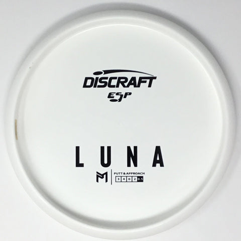 Discraft Luna (ESP - White/Dyeable Bottom Stamped) Putt & Approach