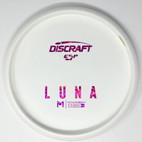 Discraft Luna (ESP - White/Dyeable Bottom Stamped) Putt & Approach
