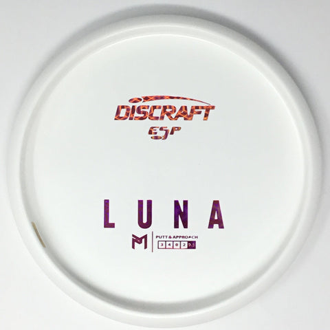 Discraft Luna (ESP - White/Dyeable Bottom Stamped) Putt & Approach