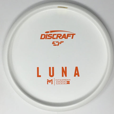 Discraft Luna (ESP - White/Dyeable Bottom Stamped) Putt & Approach