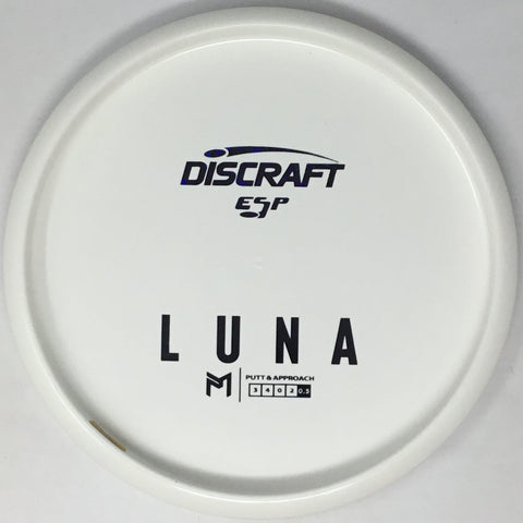 Discraft Luna (ESP - White/Dyeable Bottom Stamped) Putt & Approach