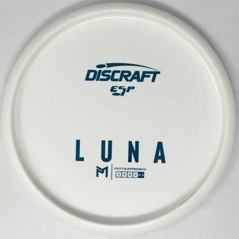 Discraft Luna (ESP - White/Dyeable Bottom Stamped) Putt & Approach