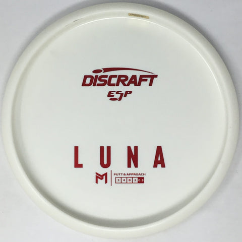 Discraft Luna (ESP - White/Dyeable Bottom Stamped) Putt & Approach